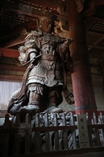 Koumokoten/Virupaksa Statue in the Daibutsuden of Todaiji in Nara