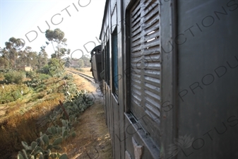 Vintage Steam Engine Travelling from Asmara to Massawa