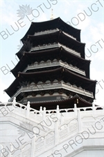 Leifeng Pagoda (Leifeng Ta) on West Lake (Xihu) in Hangzhou