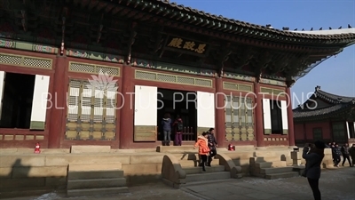 Sajeong Hall (Sajeongjeon) at Gyeongbok Palace (Gyeongbokgung) in Seoul