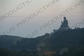 Big Buddha (Tiantan Da Fo) Statue on Lantau in Hong Kong