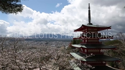 Chureito Pagoda, Mount Fuji and Fujiyoshida