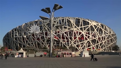 Bird's Nest/National Stadium (Niaochao/Guojia Tiyuchang) in the Olympic Park in Beijing