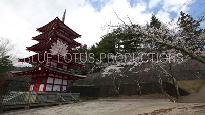 Chureito Pagoda overlooking Fujiyoshida