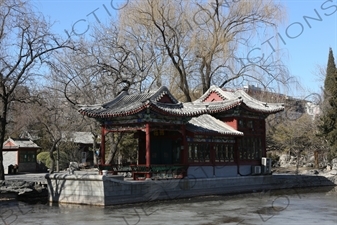 'Stone Boat' in the Southwest Waterscape Area in Ritan Park in Beijing