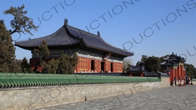 Imperial Hall of Heaven (Huang Qian Dian) in the Temple of Heaven (Tiantan) in Beijing