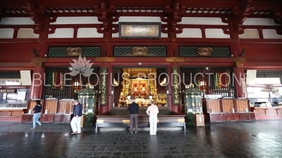 Senso-ji Prayer Hall in Tokyo