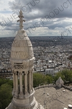 Eiffel Tower from the Basilica of the Sacred Heart of Paris/Sacré-Cœur