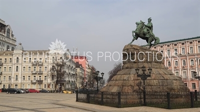 Statue of Bohdan Khmelnytsky in Kiev