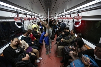 Line 1 Subway Train in Beijing