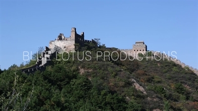 West Tower (Xicheng Lou) and the Storage Tower (Kufanglou) on the Great Wall of China near Beijing