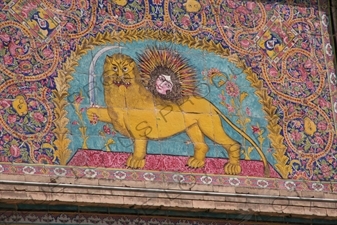 Mosaic at the Golestan Palace in Tehran