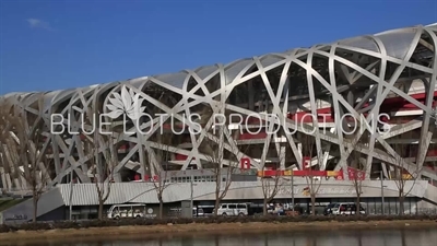 Bird's Nest/National Stadium (Niaochao/Guojia Tiyuchang) in the Olympic Park in Beijing