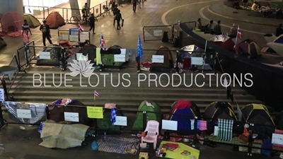 Ratchaprasong Protest Camp in Bangkok