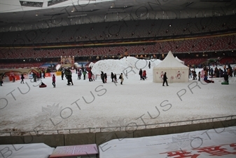 'Winter Show' in the Bird's Nest/National Stadium (Niaochao/Guojia Tiyuchang) in the Olympic Park in Beijing