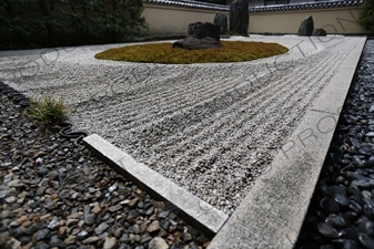 Ryogen-in Rock Garden in the Daitoku-ji Complex in Kyoto