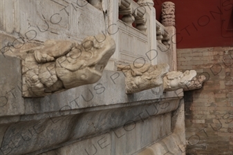 Dragon Head Water Spout in the Hall of Prayer for Good Harvests (Qi Nian Dian) Complex in the Temple of Heaven (Tiantan) in Beijing