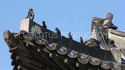 Roof Carvings at Changgyeong Palace (Changgyeonggung) in Seoul