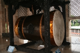 Call to Prayer Drum in the Istiqlal Mosque in Jakarta