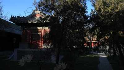Pavilion in the Grounds of the Imperial College (Guozijian) in Beijing