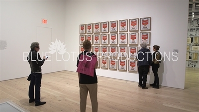 'Campbell's Soup Cans' on Display in the 'Andy Warhol - From A to B and Back Again' Exhibition at the Whitney in New York City