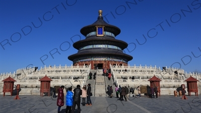 Hall of Prayer for Good Harvests (Qi Nian Dian) in the Temple of Heaven (Tiantan) in Beijing