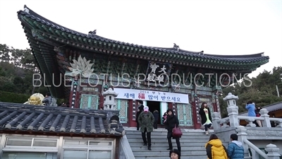 The Main Building of Haedong Yonggung Temple (Haedong Yonggungsa) in Busan