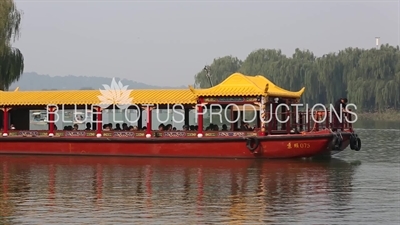 Boat on Kunming Lake (Kunming Hu) in the Summer Palace in Beijing