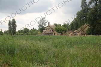 Queen's Hamlet (Hameau de la Reine) in the Gardens of Versailles at the Palace of Versailles (Château de Versailles) in Versailles