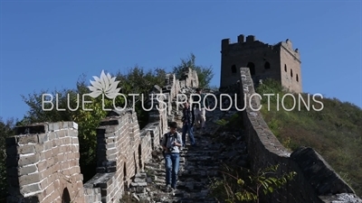 Large Arc Roof Building/Tower (Dahu Dinglou) on the Jinshanling Section of the Great Wall of China