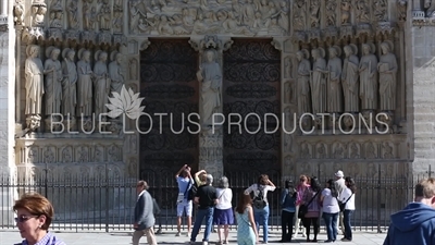 Notre-Dame Portal of the Last Judgement (Le Portail du Jugement) in Paris