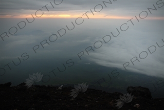 Sunrise at the Summit of Mount Fuji