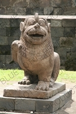 Lion Statue at Borobudur