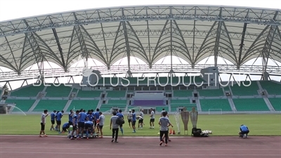 Sven Goran Eriksson at Guangzhou R&F (Rich and Force) Training Ground