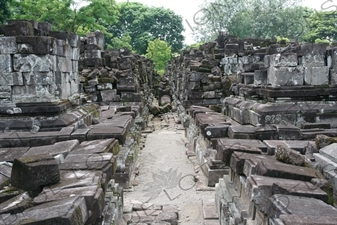 Building at Prambanan Temple Compound near Yogyakarta