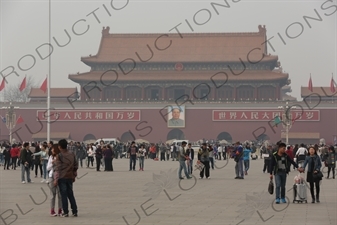 Gate of Heavenly Peace (Tiananmen) in Tiananmen Square in Beijing