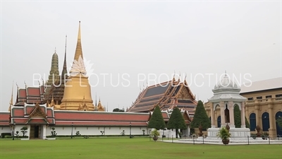 Exterior of the Emerald Temple/Chapel (Wat Phra Kaew) at the Grand Palace (Phra Borom Maha Ratcha Wang) in Bangkok