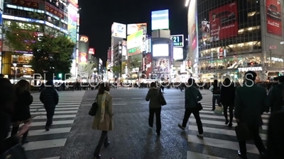 Shibuya Pedestrian Crossing in Tokyo