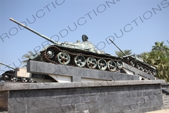 Tank Memorial in War Memory Square in Massawa