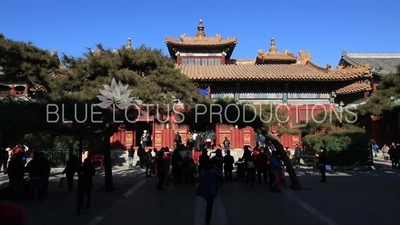 Hall of the Wheel of the Law (Falun Dian) in the Lama Temple in Beijing