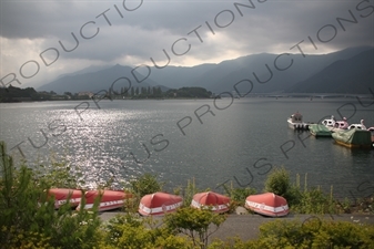 Lake Kawaguchi near Mount Fuji