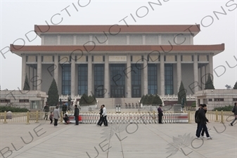 Chairman Mao Memorial Hall/Mao's Mausoleum (Mao Zhuxi Jinnian Tang) in Tiananmen Square in Beijing