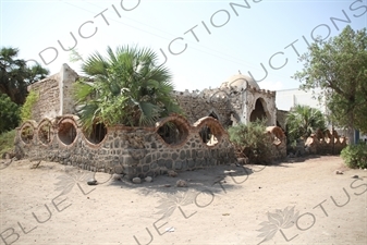 Remains of a Shelled Building in War Memory Square in Massawa