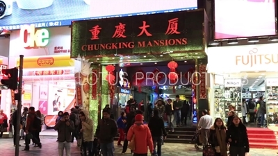 Chungking Mansions in Kowloon