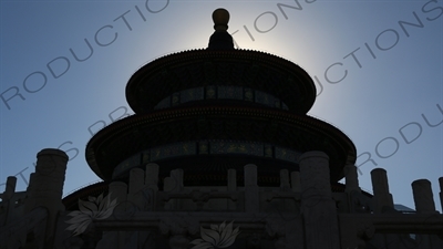 Hall of Prayer for Good Harvests (Qi Nian Dian) in the Temple of Heaven (Tiantan) in Beijing