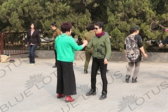 Dance Class near the North Gate of the Temple of Heaven (Tiantan) in Beijing