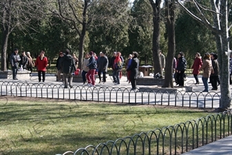 People Doing Group Exercises in the Temple of Heaven (Tiantan) in Beijing