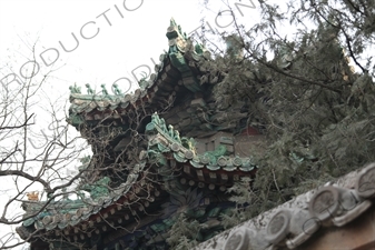 Pavilion Roof in the Summer Palace in Beijing