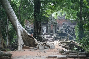 Entrance to Ta Prohm in Angkor