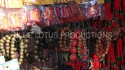 Shop Selling Buddhist Bracelets opposite the Gate to the Lama Temple in Beijing